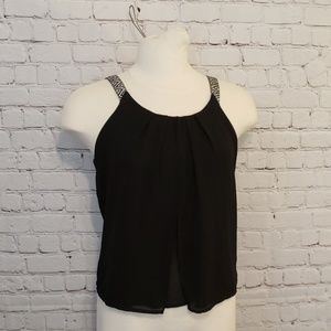 Naked zebra sheer top